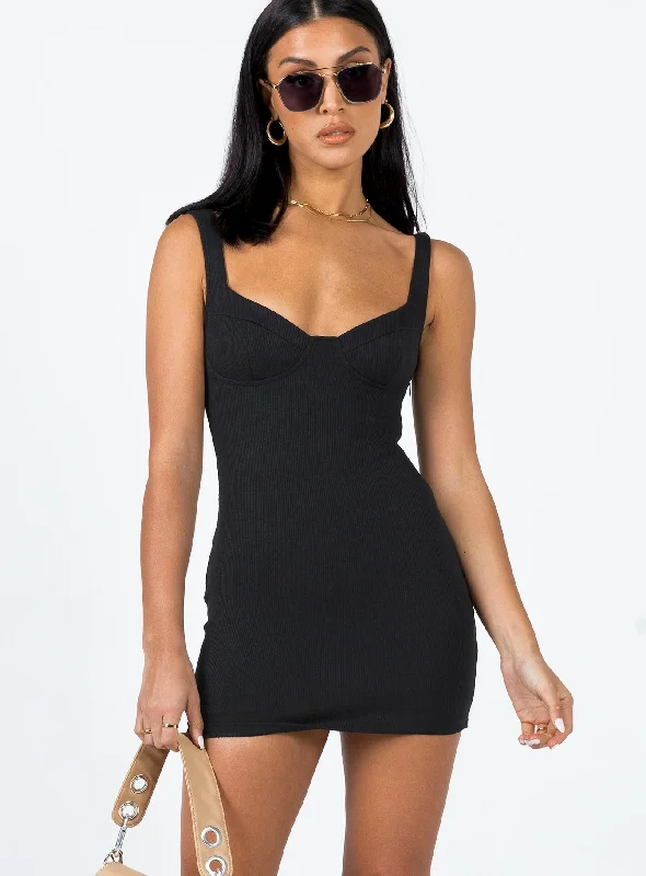 Jenney Mini Dress Black