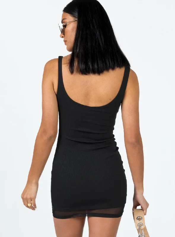 Jenney Mini Dress Black