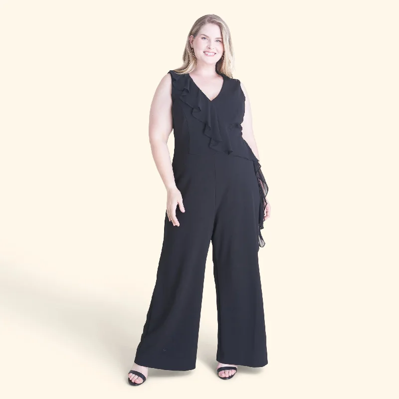 Sara Black Jumpsuit