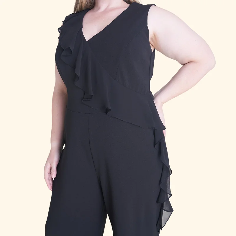 Sara Black Jumpsuit