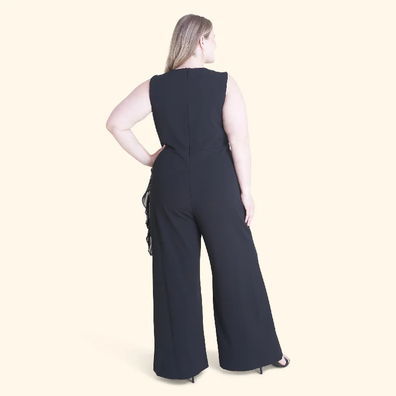 Sara Black Jumpsuit