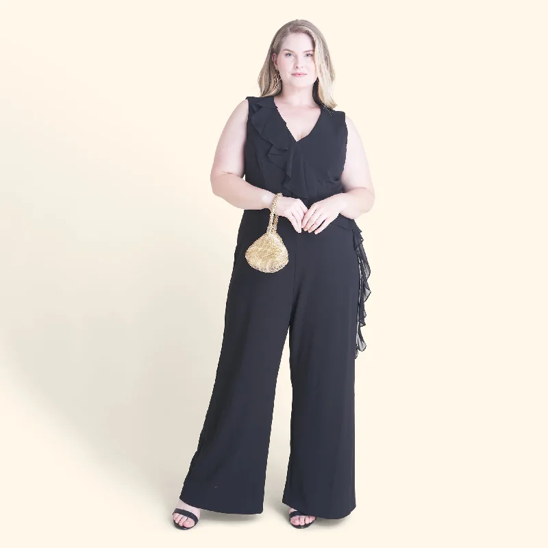 Sara Black Jumpsuit