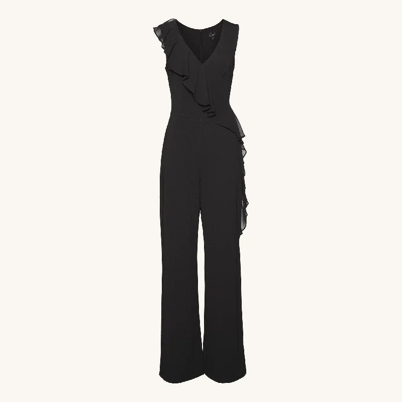 Sara Black Jumpsuit