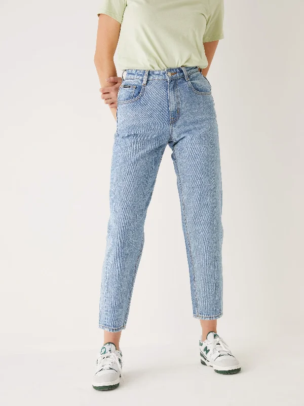 The Linda High Rise Balloon Fit Jean in Blue