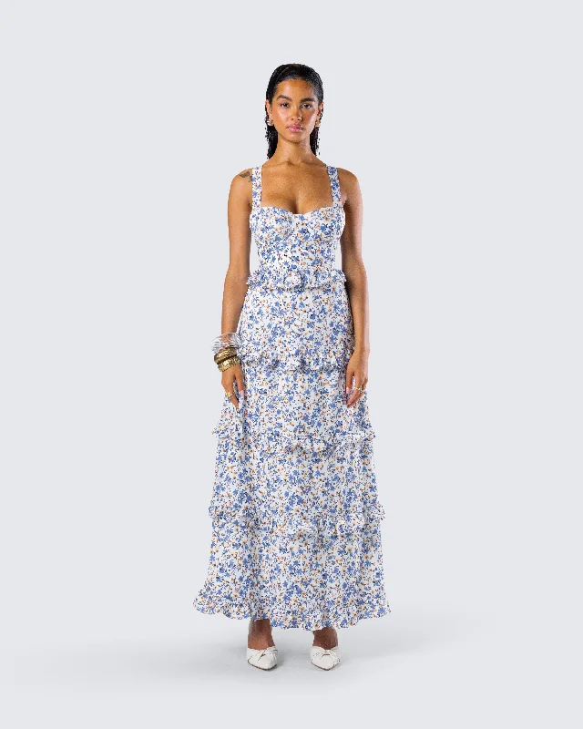 Brooklyn Multi Floral Print Dress