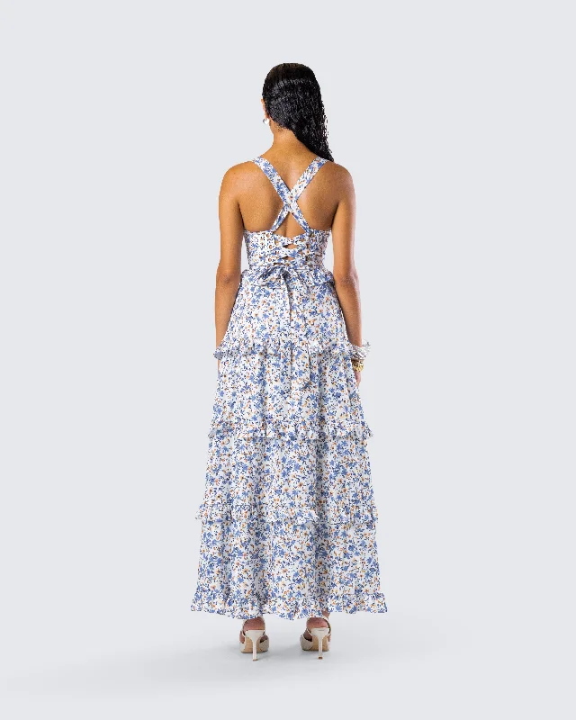 Brooklyn Multi Floral Print Dress