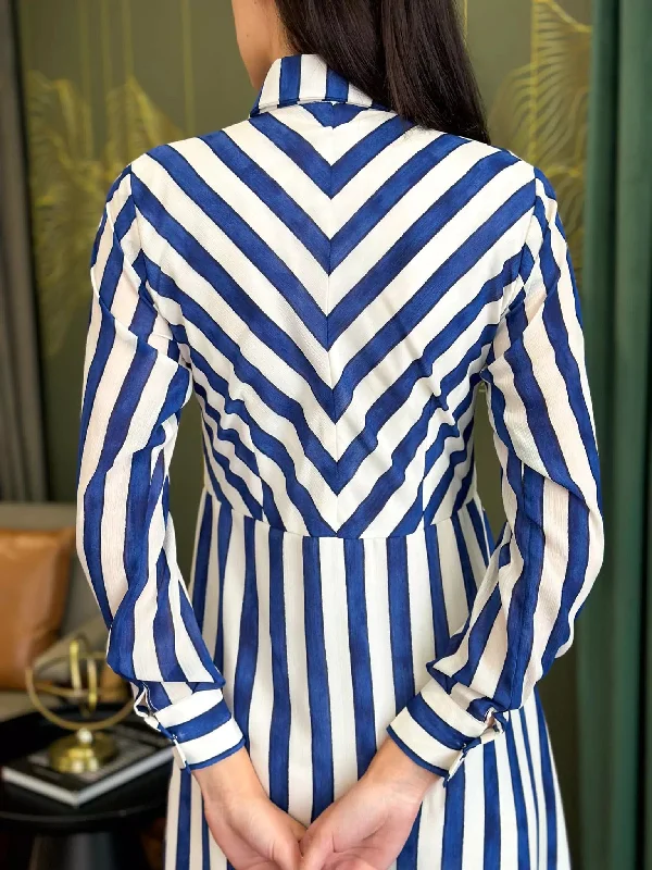 Hailey Stripes Dress