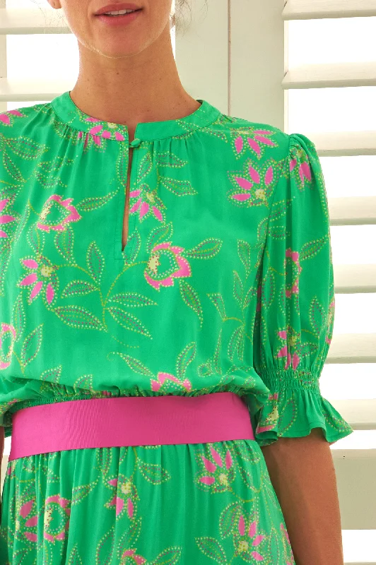 Melanie Dress | Waterlily Green