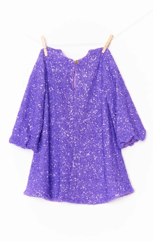 Once Upon A Time Dress ~ Violet Sequins