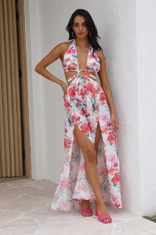 Rising Love Maxi Dress Floral