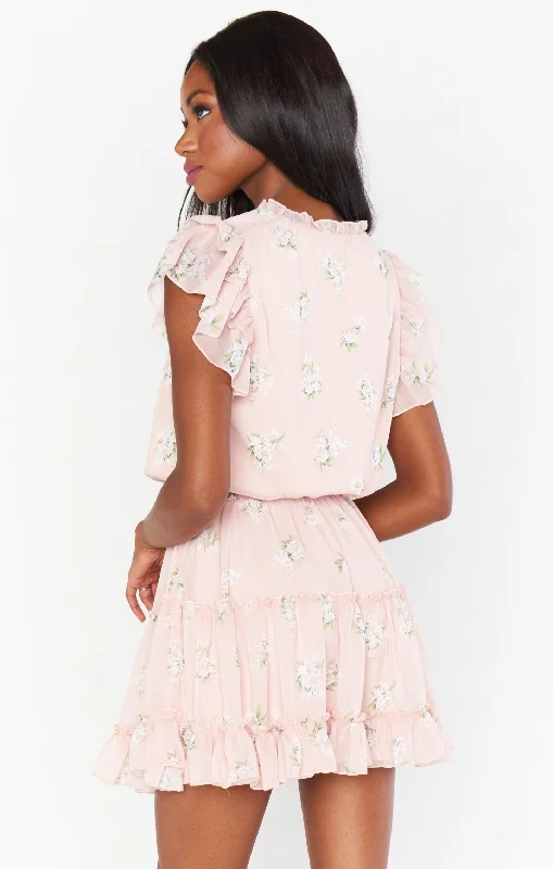 Wild Dreams Mini Dress ~ GWSXMUMU Blush Meadow