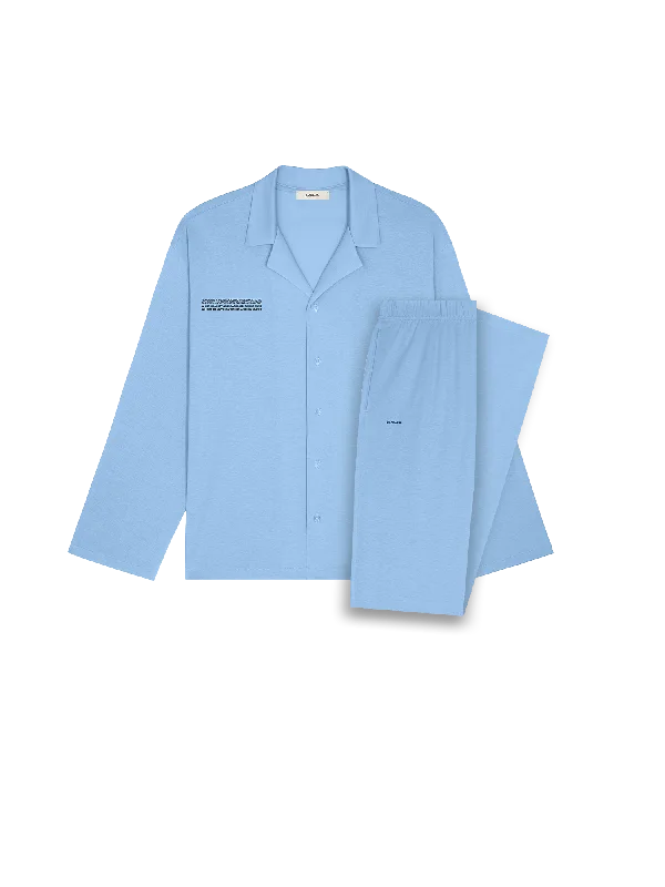 Get Ready to Save!Womens 365 Lightweight Long Pyjama Set—lake blue