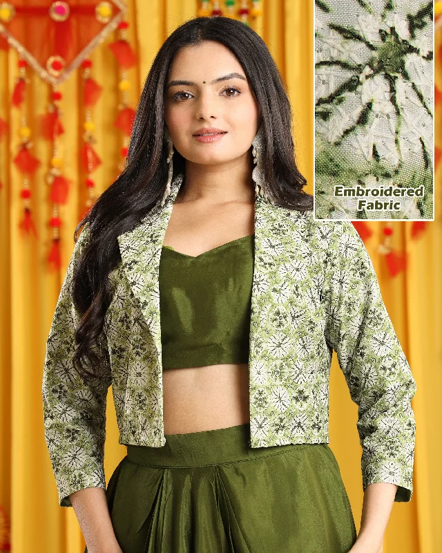 Save Like Never Before!A Collector's Dream: Whimsical Green Women's Jacket