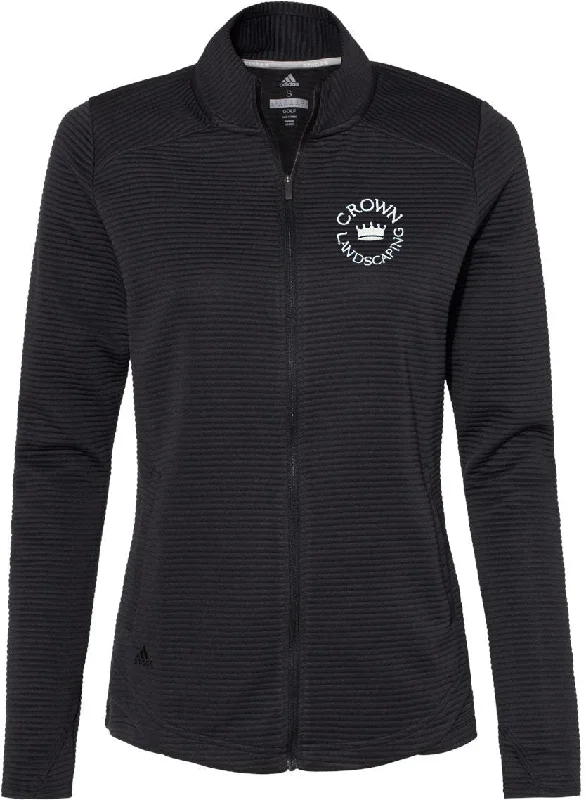 Limited-Time Price Drop!Adidas Ladies Textured Full-Zip Jacket