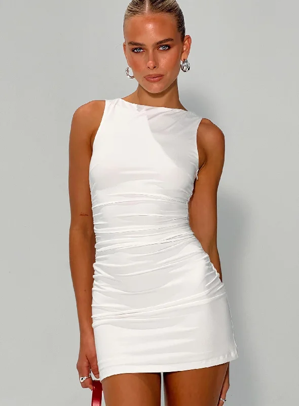 Great Deals, Just for You!Eklund Mini Dress White Petite