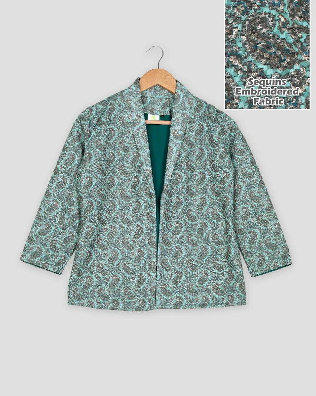 Buy One, Get One Free!Elevate Your Everyday: Embroidered Jacket for Women