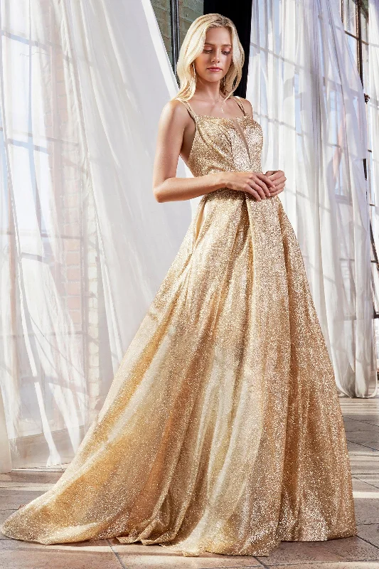 Buy One, Get One Free!Cinderella Divine CB051 Long Formal Glitter Prom Ball Evening Gown