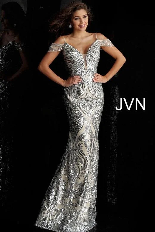 Today Only – Don’t Miss It!Jovani 67256 Prom Long Off Shoulder Formal Dress
