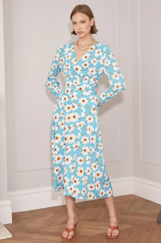 Shop Today, Save Tomorrow!Jovonna Gemma Floral Maxi Dress, Blue