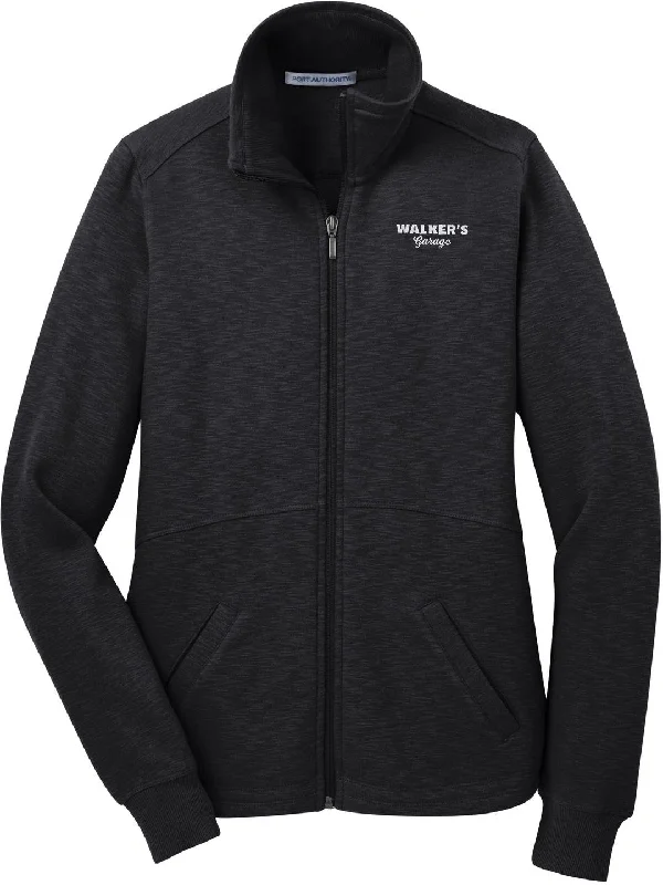 Shop Now and Save!Port Authority Ladies Slub Fleece Full-Zip