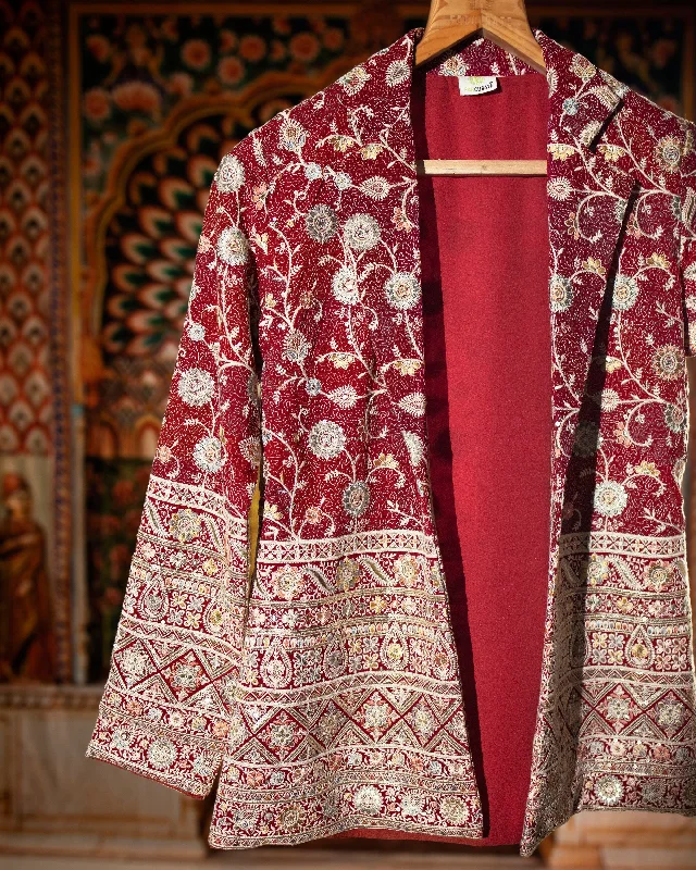 New Discounts Just Dropped!Limited Edition: Women's Jacket With Kashmiri Embroidery