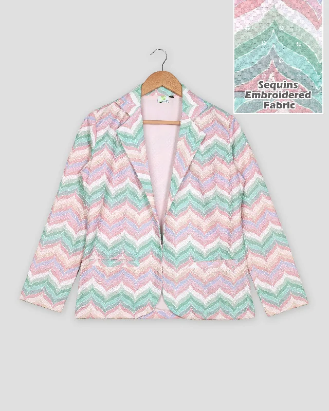 Crazy Discounts Inside!Monsoon's Zigzag Beauty: Women's Embroidered Jacket