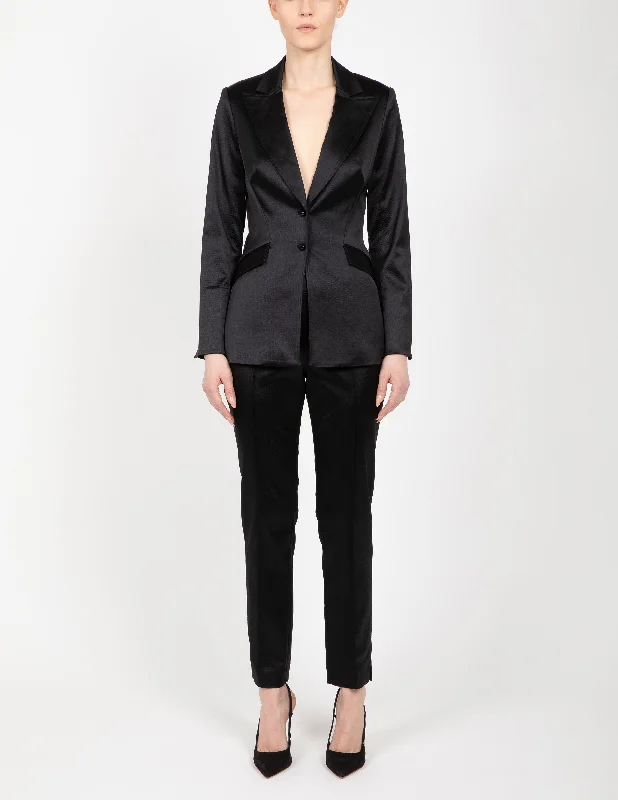 Today Only – Don’t Miss It!OSTRICH EMBOSSED SATIN JACKET