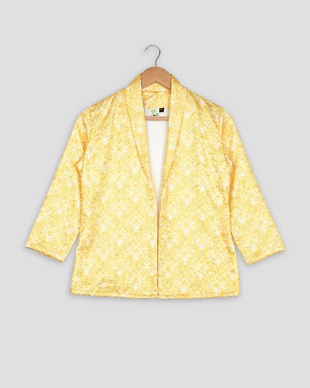 Best Deals Just for You!Paisley Jacket With Thread Work Sequins Embroidery