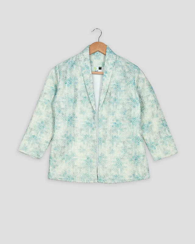 Act Fast – Limited Time Savings!Premium Schiffli Foil Work Embroiderd Women's Jacket