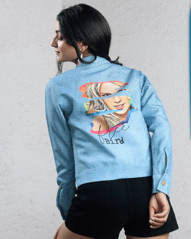 The Best Deals Won’t Wait!Quirky Queen Jacket: Classic Denim Touch Jacket