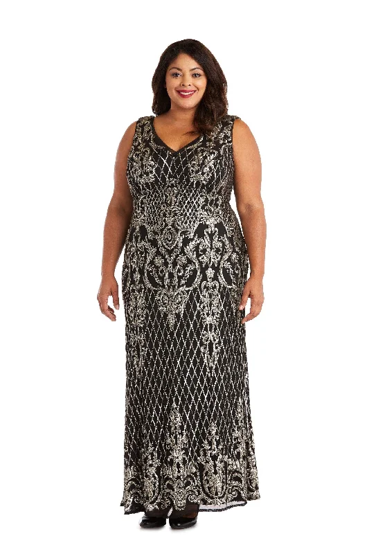 Find Your Perfect Deal Today!R&M Richards 3895W Long Plus Size Formal Dress