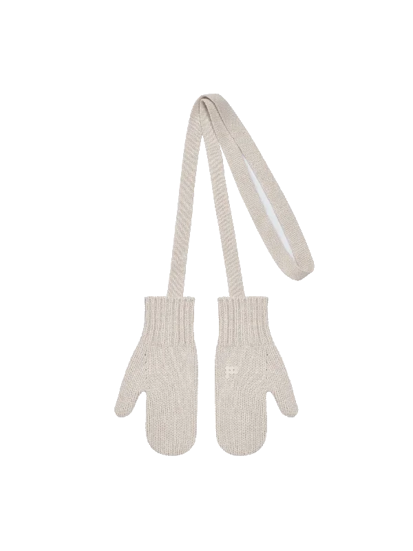 Today Only – Don’t Miss It!Recycled Cashmere Chunky Mittens—oatmeal