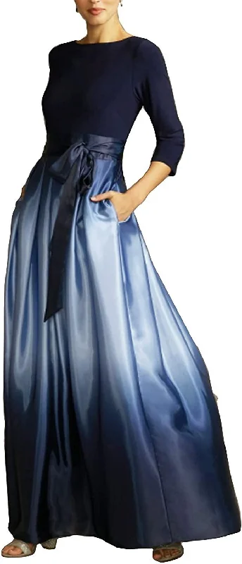 Limited-Time Price Drop!SL Fashion Long Ombre Formal Dress 9151111