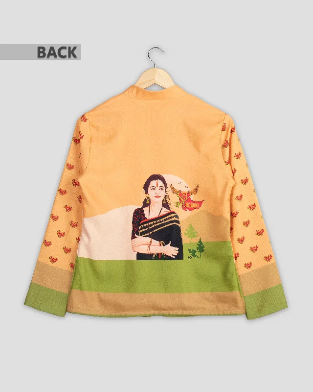 Huge Savings – Act Now!Super Kudi Designer Quirky Jacket For Women