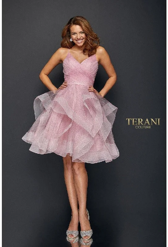 Huge Savings – Act Now!Terani Couture 1821H7770 Short Prom Dress Sale