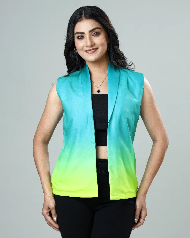 One Day Only – Huge Savings!The Ombre Look: Women's Sleeveless Jacket