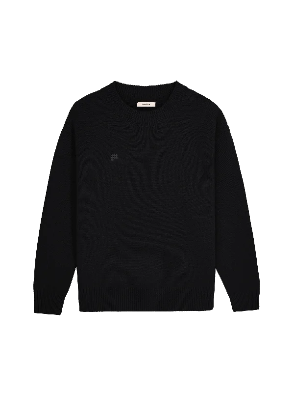 The Sale You’ve Been Waiting For!Women's Recycled Cashmere Sweater—black