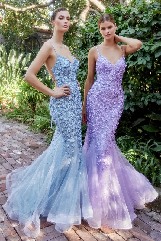 Everything Must Go!Andrea & Leo A1201 Mermaid Floral Prom Dress Sale