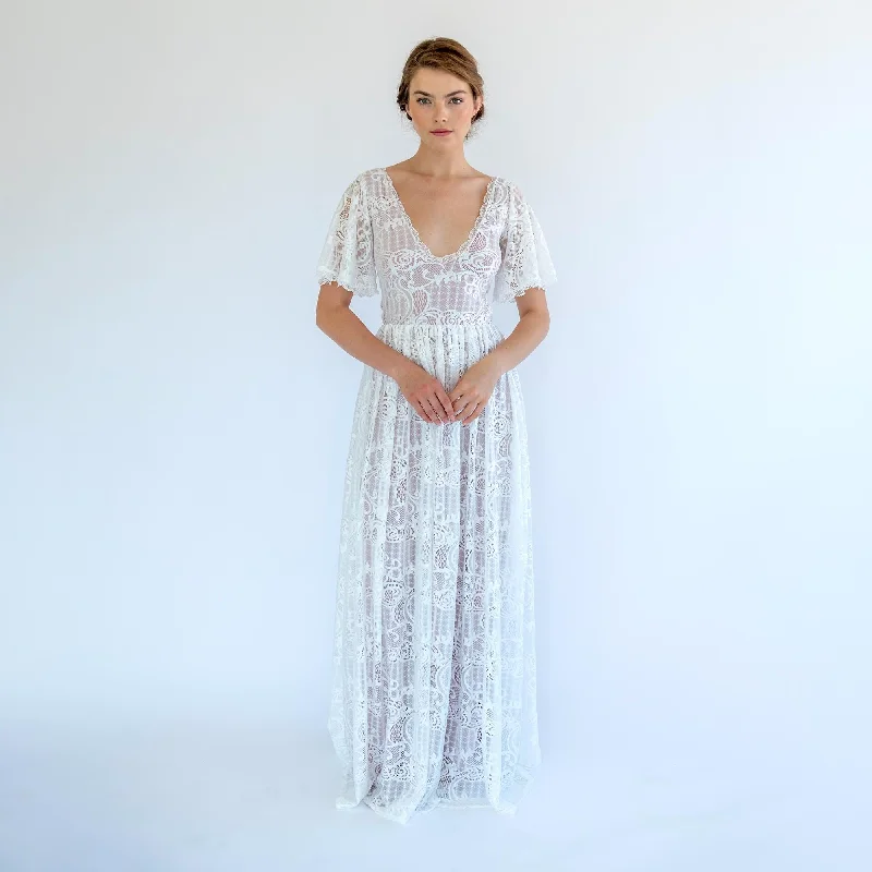 Biggest Sale of the Season!Ivory Blushed  Dress #1475