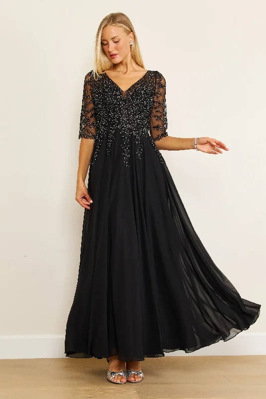 Your Discount is Waiting!Dylan & Davids Long Sleeve Chiffon Formal Evening Dress