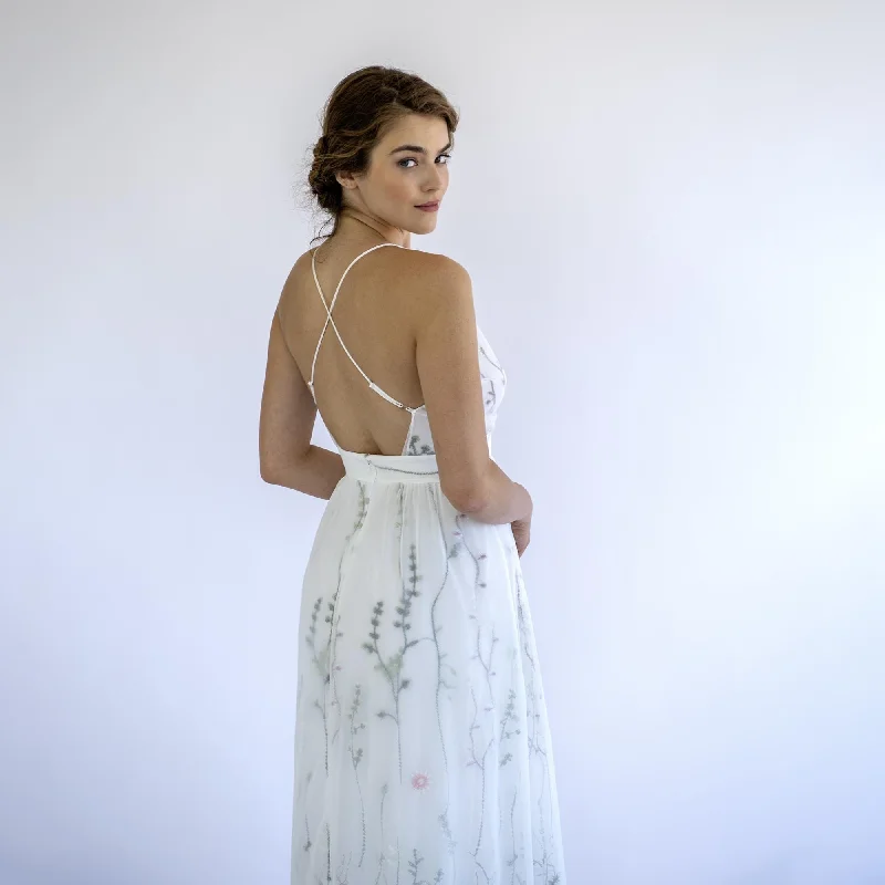 Seasonal Sale – Shop Now!Floral Embroidered Dress  #1505