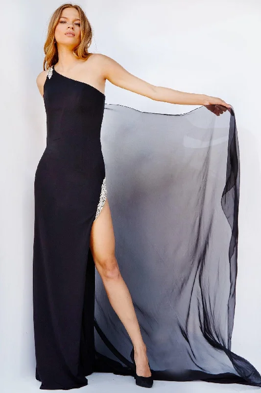 Limited Deals, Unlimited Savings!Jovani 07917 Long One Shoulder Formal Fitted Prom Gown