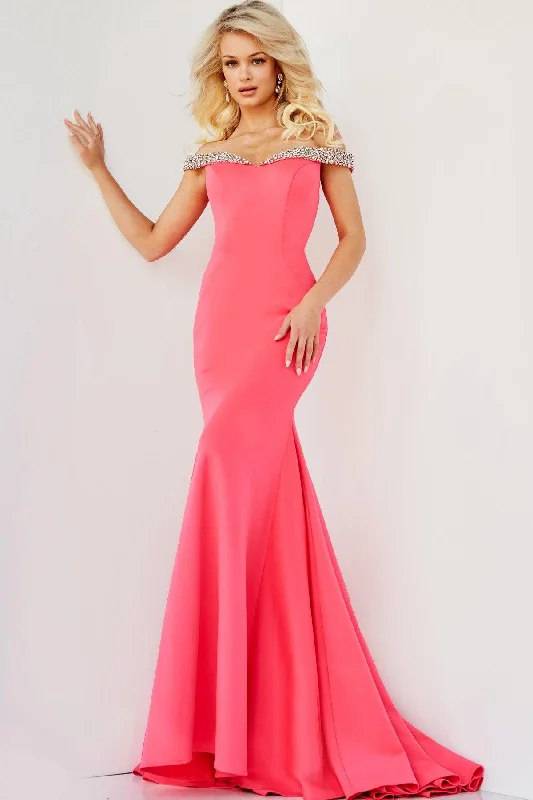 Today’s Deals, Tomorrow’s Regrets!Jovani 08436 Long Off Shoulder Mermaid Prom Dress