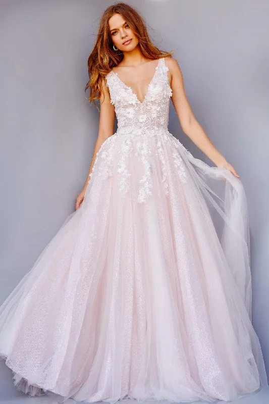 Biggest Sale of the Season!Jovani 09321 Prom Long Sleeveless Ball Gown