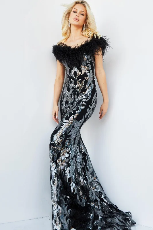 Today Only – Don’t Miss It!Jovani 22346 Long Off Shoulder Mermaid Prom Dress