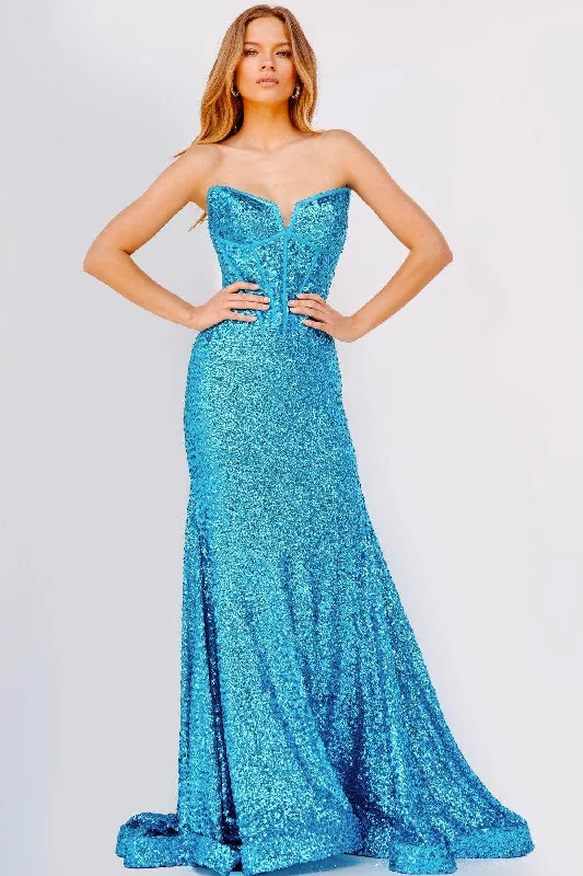 Save Money, Shop Happy!Jovani 23077 Long Strapless Mermaid Prom Gown