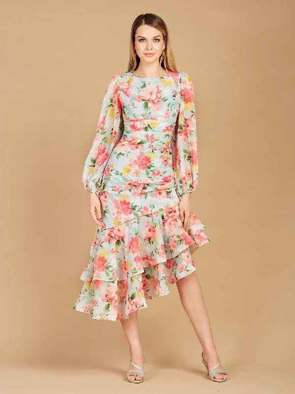 Your Favorite Sale is Back!Lara Dresses 29244 Long Sleeve Printed Formal Dress