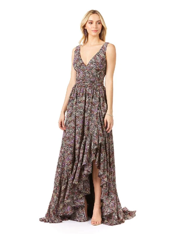 Don't Miss Out!Lara Dresses 29274 Long Sleeveless Print Formal Dress