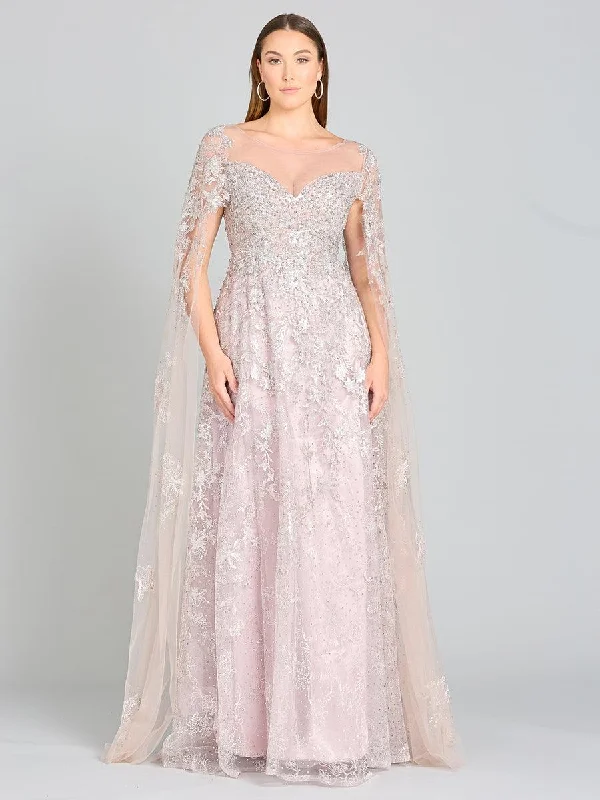 Special Discounts Inside!Lara Dresses 29300 Long Cape Sleeve Formal Dress