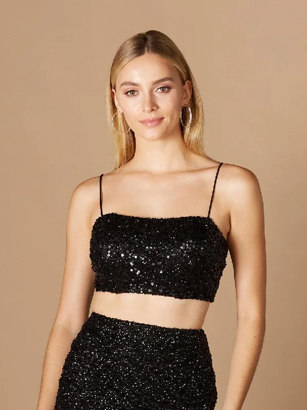 Lowest Prices Guaranteed!Lara Dresses 29312 Beaded Spaghetti Strap Top